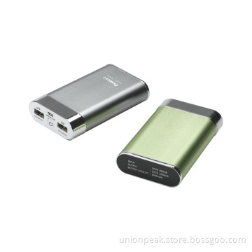 Fashion dual usb 8000mah power bank for mobile devices